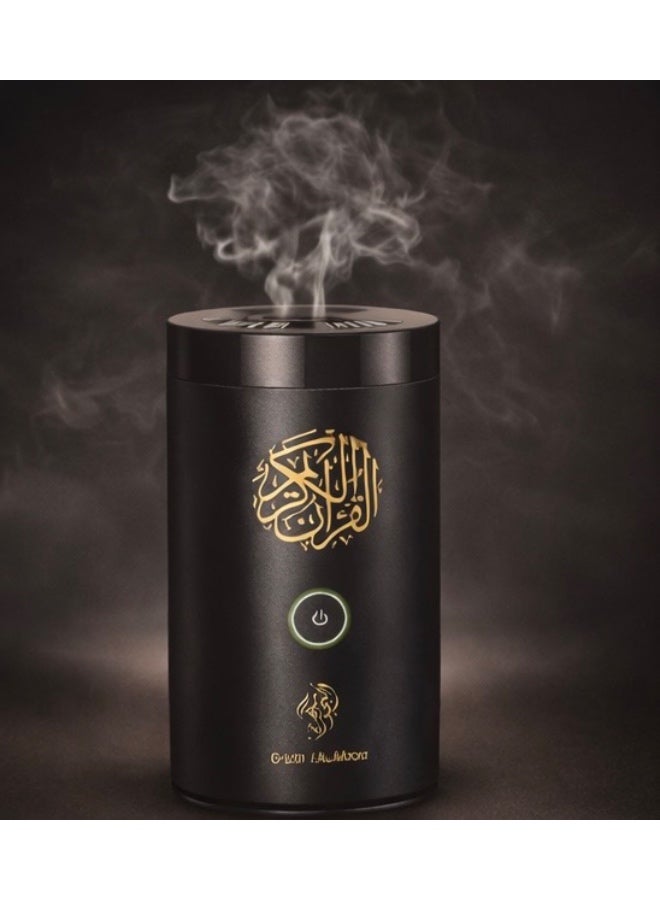 SQ-600 Car Bakhoor Device with Full Holy Quran Speaker, Bluetooth, App Control & Remote – Rechargeable Portable Incense Burner for Car - Image 1